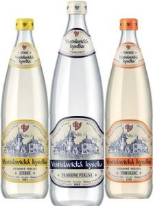 Vratislavská kyselka ochucená - pomeranč, citron, maracuja -  750ml