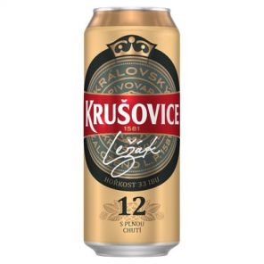 Krušovice 12° pivo ležák světlý 0,5l